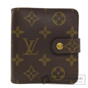 Louis Vuitton Compact Zip Bifold Wallet Monogram Canvas